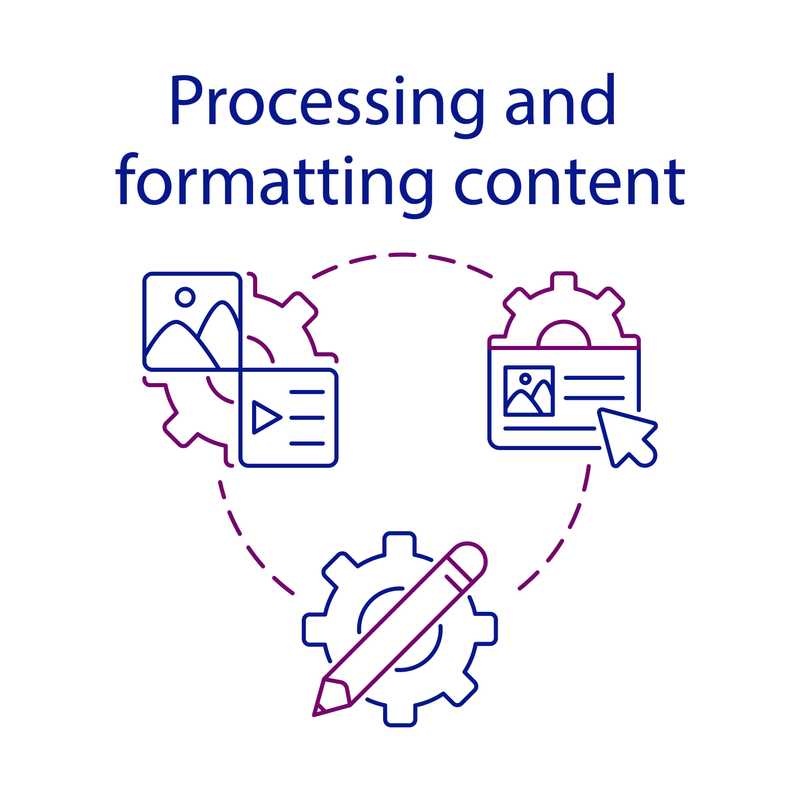document content formatting